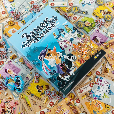 Игра настольная "Замок де Комбо" 21х15см (78 карт, фигурка герольда, 96 жетонов, блокнот) PG-17408 от магазина "Карандаш"