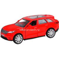 Машина "Range Rover Velar" красная, инерционная, металл 17,5см (свет, звук, откр.двери) JB1200176 от магазина "Карандаш"