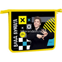 Папка на молнии А5 "Влад А4" 240х205х40мм пластик AMc_01001/084857 от магазина "Карандаш"