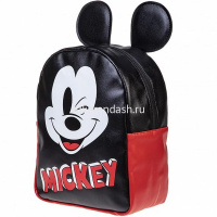 Рюкзак "Микки Маус" 27х21х11см, 260гр, 1 отделение, 2 кармана, экокожа 074170 от магазина "Карандаш"
