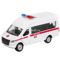 Картинка Машина "ГАЗель Next. Скорая помощь" белая, инерционная, металл 12см (открывающиеся двери) от магазина "Карандаш" Машина "ГАЗель Next. Скорая помощь" белая, инерционная, металл 12см (открывающиеся двери) от магазина "Карандаш"