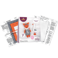 Набор для шитья "Лучшие друзья" (мулине, фетр, синтепон, игла, выкройка) TF-0253 от магазина "Карандаш"