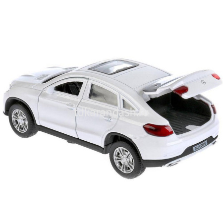 Машина "Mercedes-Benz Gle Coupe" белая, инерционная, металл 12см (открывающиеся двери) GLE-COUPE-WT от магазина "Карандаш"