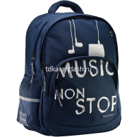Рюкзак "Музыка нон-стоп" 30х40х19см, 800гр, 2 отделения, 3 кармана, синий 12-002-076/02 от магазина "Карандаш"
