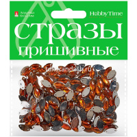 Стразы пришивные "Лодочка" 6х12мм 10цв 2-337/02 от магазина "Карандаш"