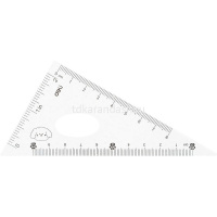 Набор 4 предмета "MiYou" (линейка 15см, 2 треугольника 10см, транспортир) пластик EH657 от магазина "Карандаш"