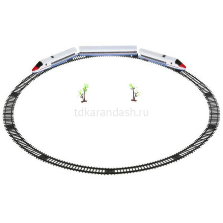 Железная дорога 51,5х5,5х35,5см длина пути 400см (свет, звук) B1771385-R1-2 от магазина "Карандаш"