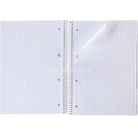 Тетрадь А4 160л клетка "Special Spring" на спирали многоуровневая перфорация, глянцевая ламинация от магазина "Карандаш"