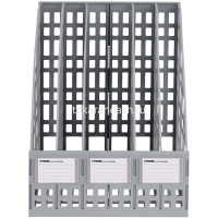 Лоток д/бумаг вертикальный 5 отделений 245х295х250мм сборный серый ЛТВ-63723/ЛТ84 от магазина "Карандаш"