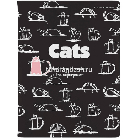 Дневник для 1-11 классов "Toon Town.Cats" интегральная обложка, искусственная кожа 10-280/32