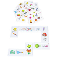 Домино "Ассоциации" пластик (28 деталей 7х3,5см) ИД-5425 от магазина "Карандаш"