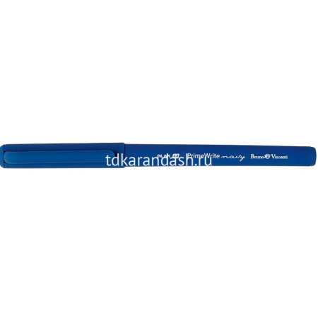 Ручка шариковая "PrimeWrite. Basic. Navy" 1,0мм синяя, на масляной основе, корпус Soft Touch 20-0295 от магазина "Карандаш"