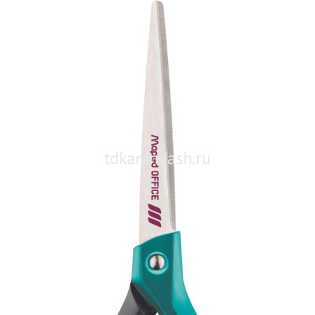 Ножницы 17см "Essentials Green Deco" сталь, ручки пластик, эргономичные, цвет ассорти 468002 от магазина "Карандаш"