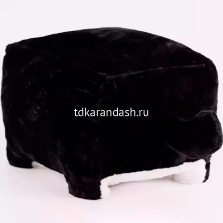 Котенок-кубик 20см черный FM6547 от магазина "Карандаш"