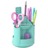 Набор настольный "Mini Desk. Pastel" 18,5х10,5х24см 8 предметов, вращающийся, пластик, мятный 53690