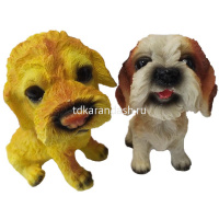 Статуэтка Собака 7см 8 видов смола Y3478-16 от магазина "Карандаш"