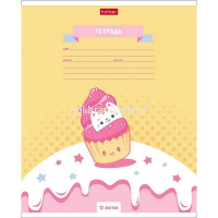 Тетрадь А5 12л косая линия "Вкусняшки" на скобе 5 дизайнов 12Т5В6/067658 от магазина "Карандаш"