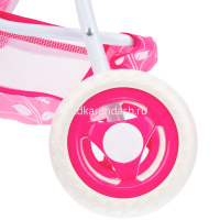 Коляска для куклы 32х13,5х51,5см сидячая с козырьком металл IT107094 от магазина "Карандаш"