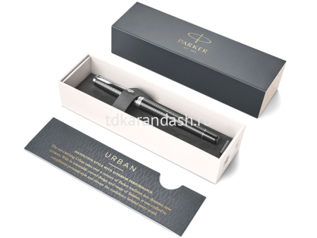 Ручка РЧ "Parker Urban Premium Ebony " F черная, в подар.уп. 1931614 от магазина "Карандаш"