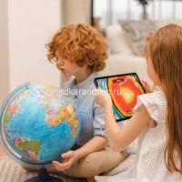 Глобус 320мм Земли политический, интерактивный, с подсветкой INT13200312 от магазина "Карандаш"