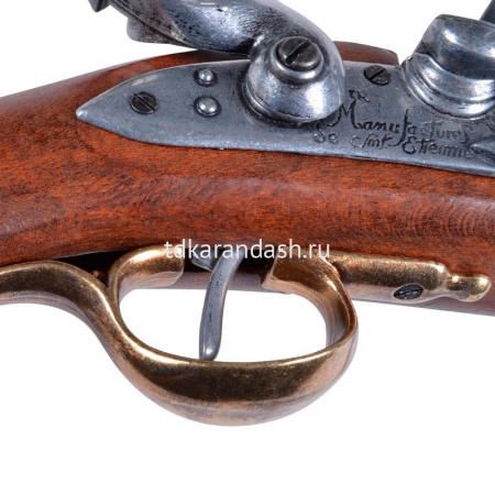 Карабин кремневый времен Наполеона 183см со штыком Франция 1806 года, дерево, металл DE-1036 от магазина "Карандаш"