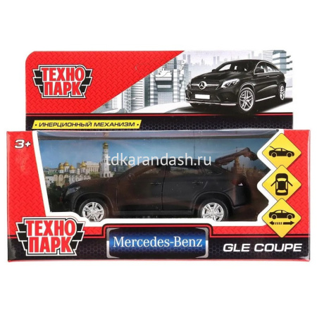Машина "Mercedes-Behz GleE Coupe" черная, инерционная, металл 12см (открывающиеся двери) GLE-COUPE-B