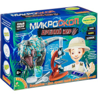 Микроскоп "Динозавры" 10х32х25см с аксессуарами, пластик ВВ4201 от магазина "Карандаш"