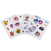 Наклейки "Смешарики" А6 11,5х15см 4 листа в пакете с европодвесом 4Р6н/084972 от магазина "Карандаш"