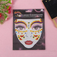 Тату-наклейка на лицо "Узоры" 10видов, ассорти 15*20 см Y4451-16 от магазина "Карандаш"