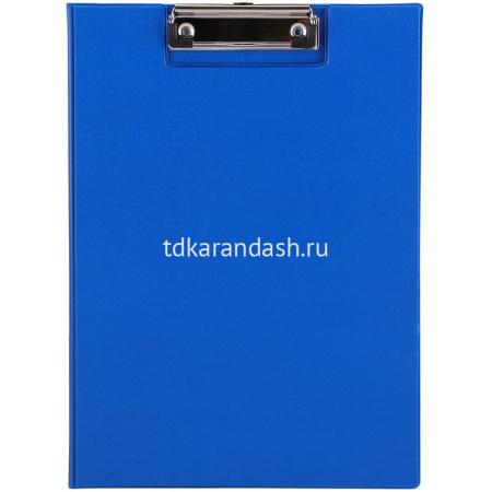 Папка-планшет A4 PVC синий с крышкой E38154A