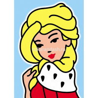 Картина из песка "Портрет принцессы" А4 (цветной песок, блестки) РП4бл_17004/048705 от магазина "Карандаш"