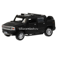 Картинка Машина "Hummer H2 Pickup" черная, инерционная, металл 12см (открывающиеся двери) HUM2PICKUP-12MAT-BK от магазина "Карандаш" Машина "Hummer H2 Pickup" черная, инерционная, металл 12см (открывающиеся двери) HUM2PICKUP-12MAT-BK от магазина "Карандаш"