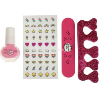 Косметика для девочек "Единорог" (тени, помада, лак, наклейки, пилочка, разделитель, аппликатор) от магазина "Карандаш"