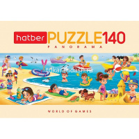 Пазлы 140 эл. "Панорама. Пляж" 45х16см 140ПЗ4_22535/072667 от магазина "Карандаш"