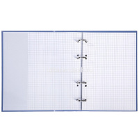 Тетрадь на кольцах А5 80л клетка "NEWtone Soft-touch Pastel Чернильное небо" ламинация 091961 от магазина "Карандаш"