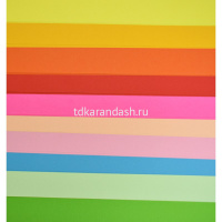 Набор бумаги для оригами А4 10цв 30л "Басня" тонированный двухсторонний, на спирали ПО-9166 от магазина "Карандаш"