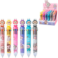 Ручка шариковая "Зубастик" 0,7мм, автомат, 10-ти цветная, 6 видов 9036 от магазина "Карандаш"