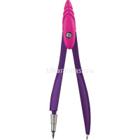 Циркуль "Study pop" + грифель, металл/пластик, эргономичная головка, в футляре 194500 от магазина "Карандаш"