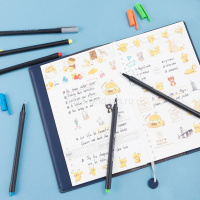 Набор капиллярных ручек 6цв 0,45мм "Linkus" круглые, блистер с европодвесом EQ900-06 от магазина "Карандаш"