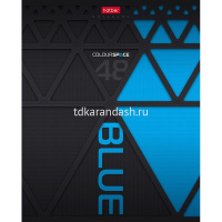 Тетрадь А5 48л клетка "ColourSpace" на скобе выборочный лак 5 дизайнов 48Т5вмВ1/075303 от магазина "Карандаш"