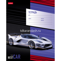 Тетрадь А5 12л клетка "Best Cars" на скобе, 5 дизайнов 12Т5В1/062623 от магазина "Карандаш"