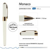 Ручка шариковая "Monaco" 0,5мм синяя, белый корпус, в синей коробке 20-0125/026 от магазина "Карандаш"