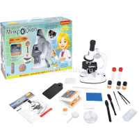Микроскоп 42x10x28см пластик, с инструментами и подсветкой ВВ5656 от магазина "Карандаш"