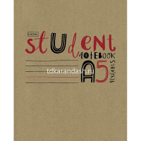Тетрадь А5 48л клетка "CRAFT" на скобе крафт 5 дизайнов 48Т5В1/076843 от магазина "Карандаш"