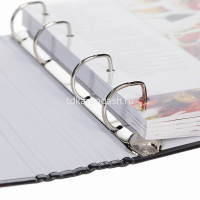 Книга для записи кулинарных рецептов А5 80л "Давайте приготовим" на кольцах 7БЦ 5цвет.разделитель 07 от магазина "Карандаш"