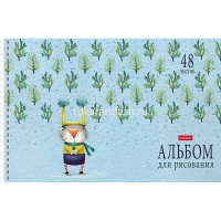 Альбом для рисования А4 48л "Счастливчики" на спирали, перфорация на отрыв, 4 дизайна 067355 от магазина "Карандаш"