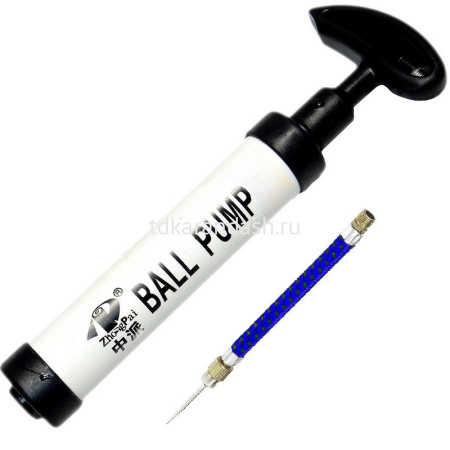 Насос ручной 31см для мячей, пластик Y6311-17