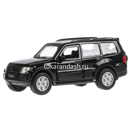 Машина "Mitsubishi Pajero" черная, инерционная, металл 12см (открывающиеся двери) SB-17-61-MP-N(BL) от магазина "Карандаш"