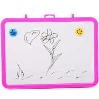 Доска для рисования магнитно-маркерная 36х27см (алфавит, маркер, магниты) пластик, 4 цвета Y7554-18 от магазина "Карандаш"