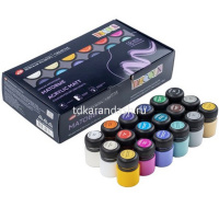 Краски акриловые 18 цветов 20мл матовые 143412150 от магазина "Карандаш"